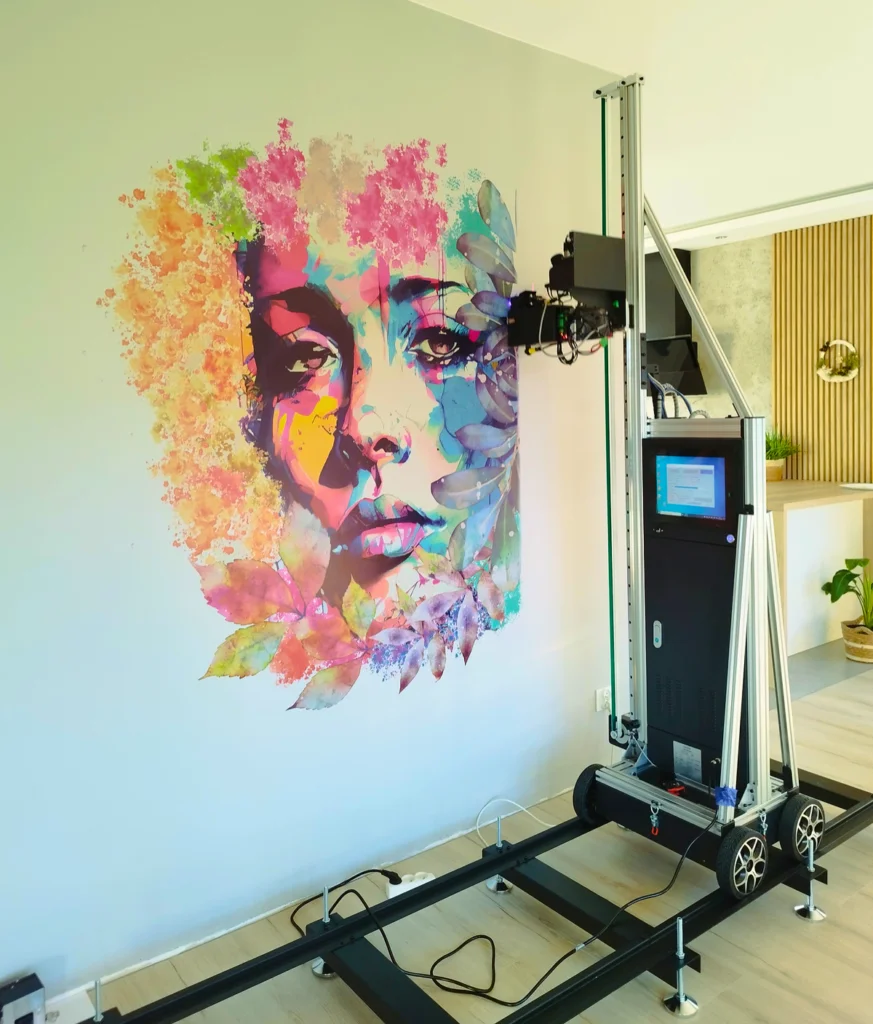 Proces druku ściennego